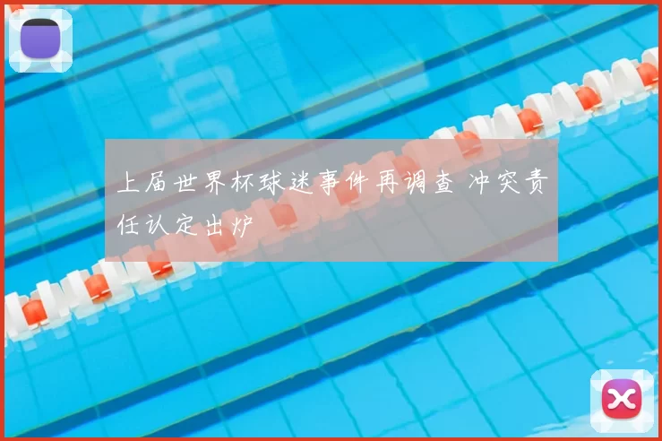 上届世界杯球迷事件再调查 冲突责任认定出炉
