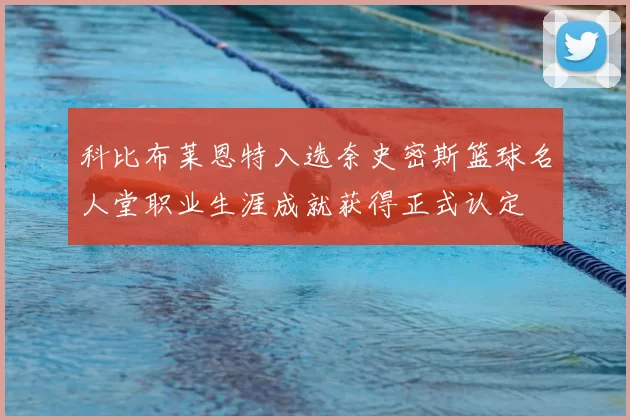 科比布莱恩特入选奈史密斯篮球名人堂职业生涯成就获得正式认定