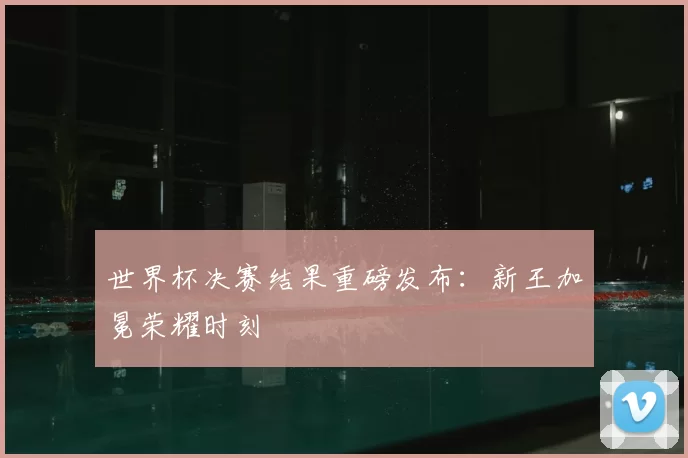 世界杯决赛结果重磅发布:新王加冕荣耀时刻